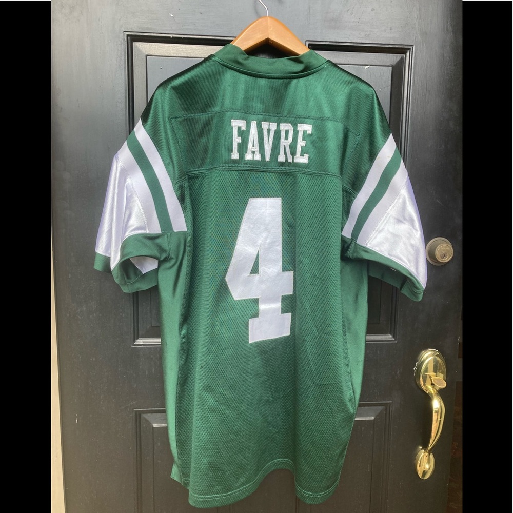 Vintage Brett Favre #4 NY Jets Reebok Jersey  Size 52 or XXL